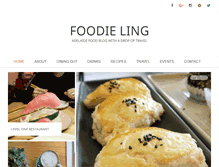 Tablet Screenshot of foodieling.com